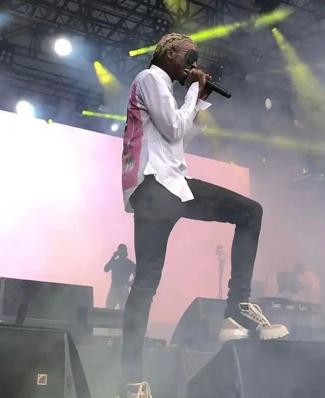 Playboi Carti outfit in John Galliano and Rick Owens, 2019