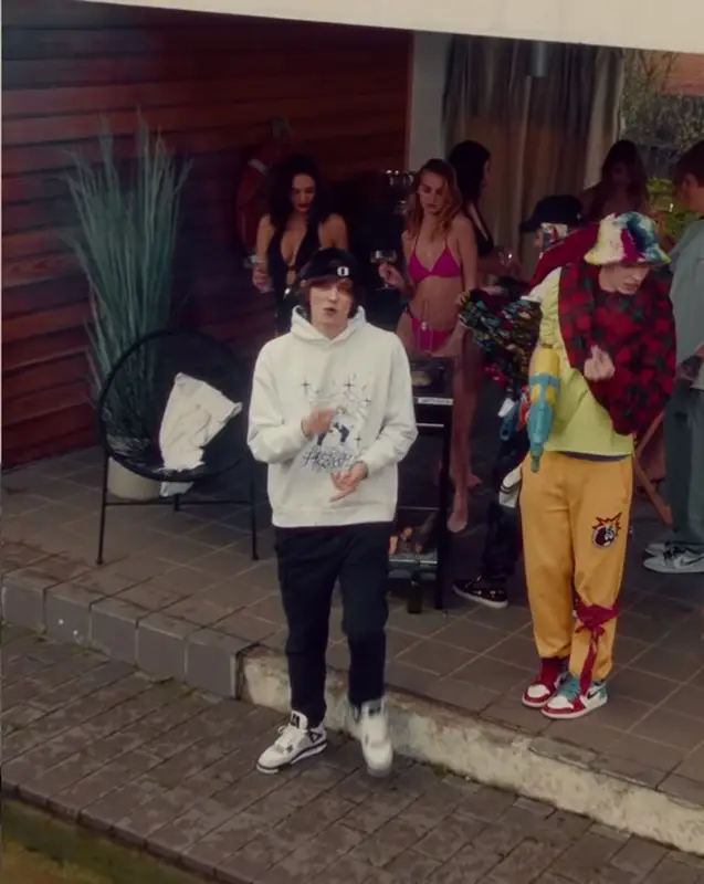 OG Buda outfit in Stone Island, Jordan, and Gucci, 2021