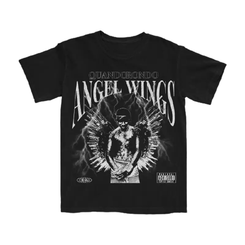 Quando Rondo Merch Angels Wings Vintage T-Shirt $30
