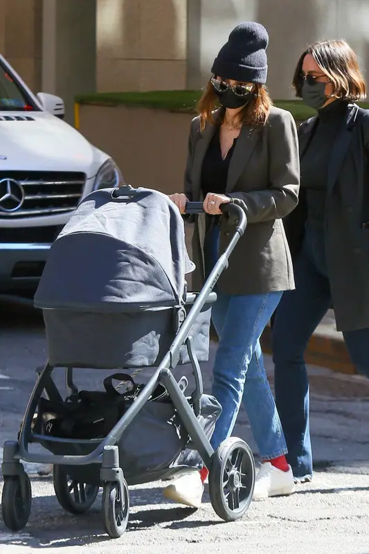 Emily Ratajkowski outfit in Aya Muse, Reebok, and Prada, 2021