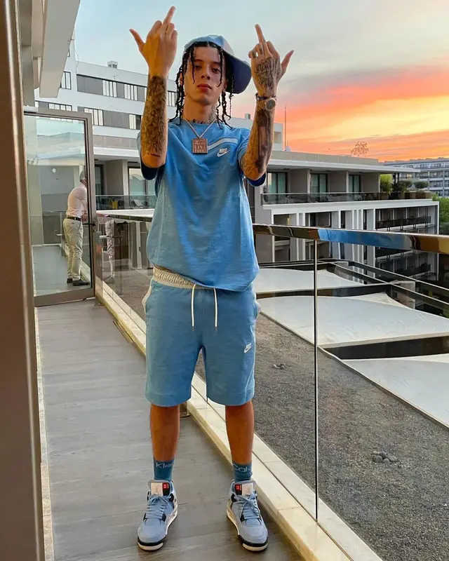 Central Cee outfit in Nike and Jordan, 2021