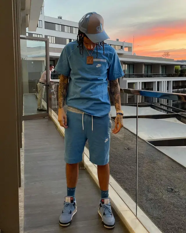 Central Cee outfit in Nike and Jordan, 2021