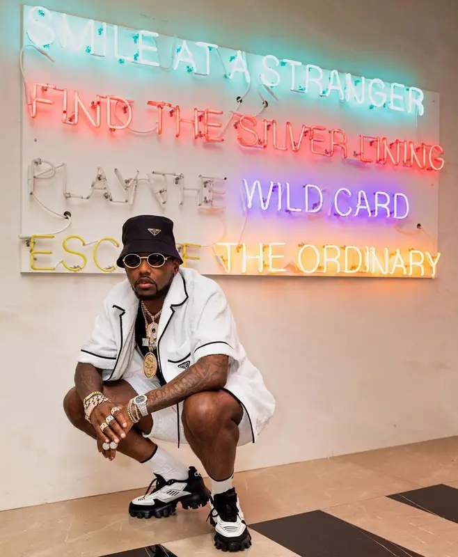 Fabolous outfit in Prada, 2021