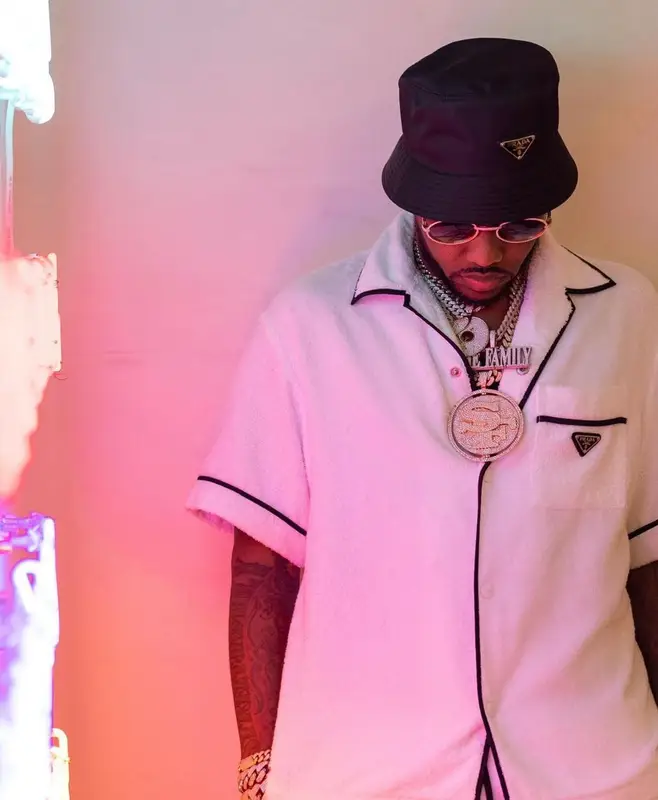 Fabolous outfit in Prada, 2021