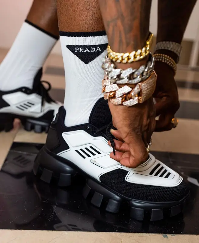 Fabolous outfit in Prada, 2021