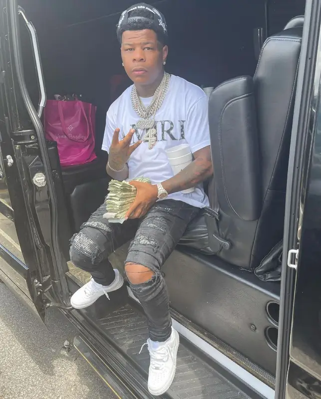 Rylo Rodriguez outfit in Amiri and Nike, 2021