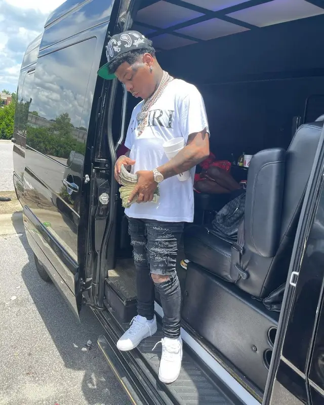 Rylo Rodriguez outfit in Amiri and Nike, 2021