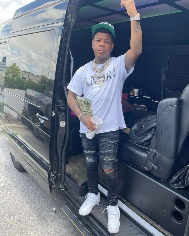 Rylo Rodriguez outfit in Amiri and Nike, 2021