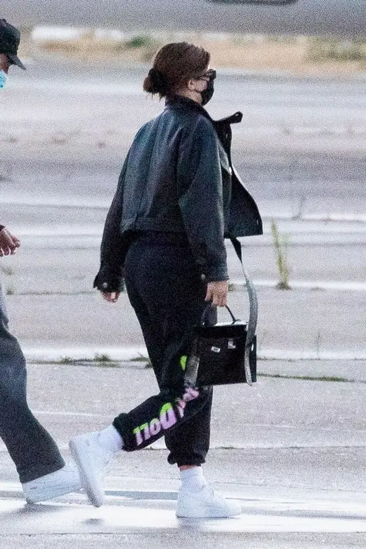 Kylie Jenner outfit in Deadly Doll, Supreme, and Skims, 2020