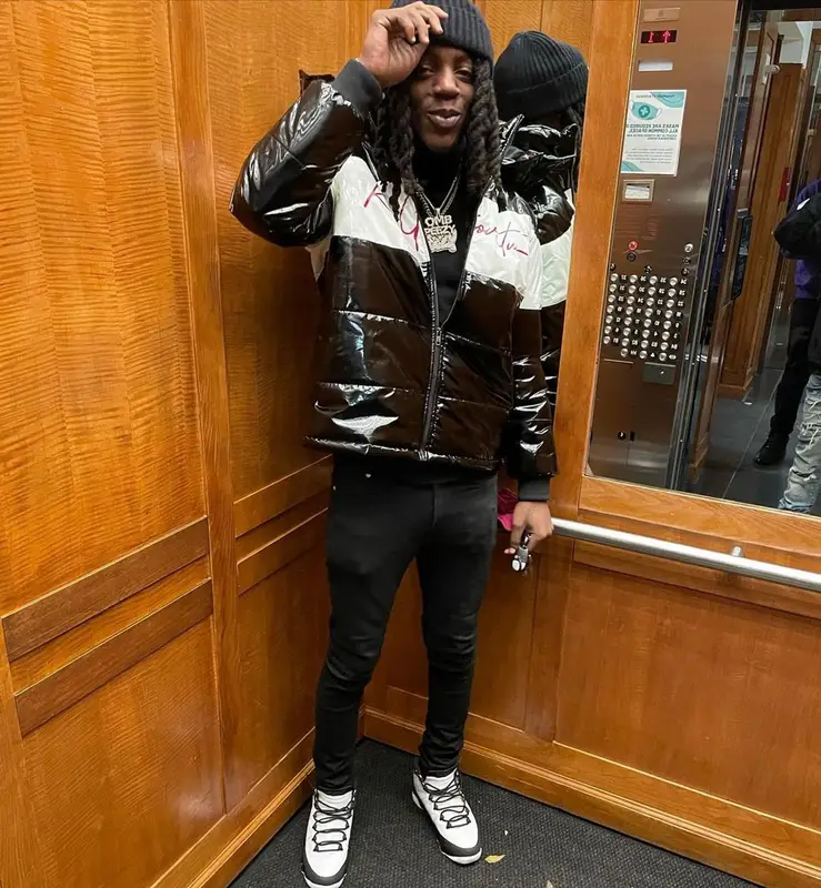 OMB Peezy outfit in Jordan and Ricco Gioventu, 2021