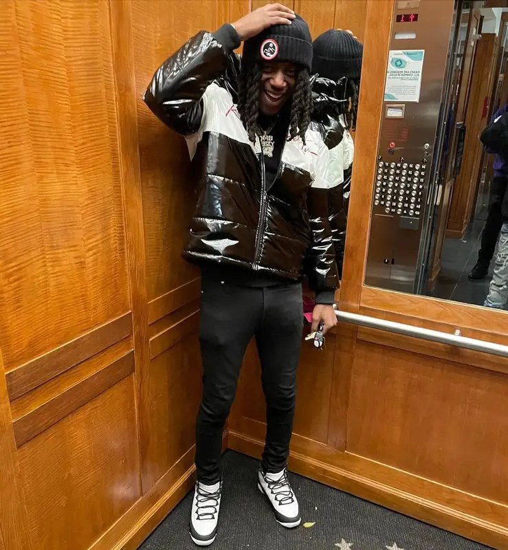 OMB Peezy outfit in Jordan and Ricco Gioventu, 2021