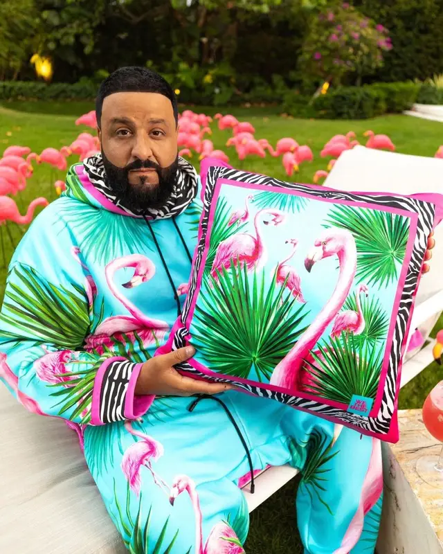 DJ Khaled outfit in Dolce & Gabbana and DJ Khaled Merch, 2021