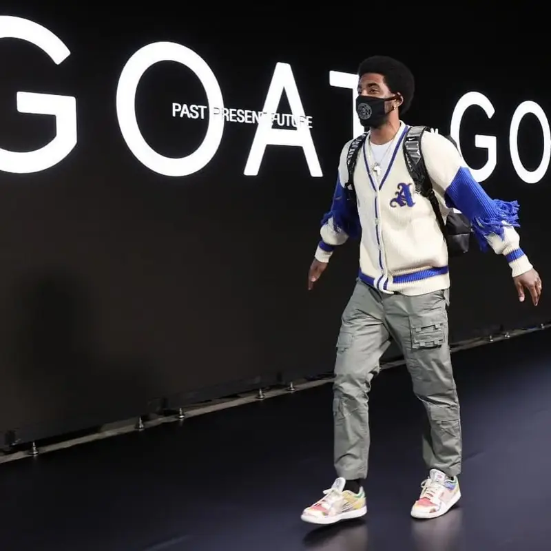 Kyrie Irving outfit in Aseye Studio , 2021