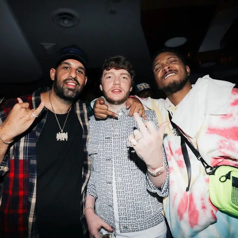 Murda Beatz outfit in Givenchy, Gallery Dept., and Nike, 2021
