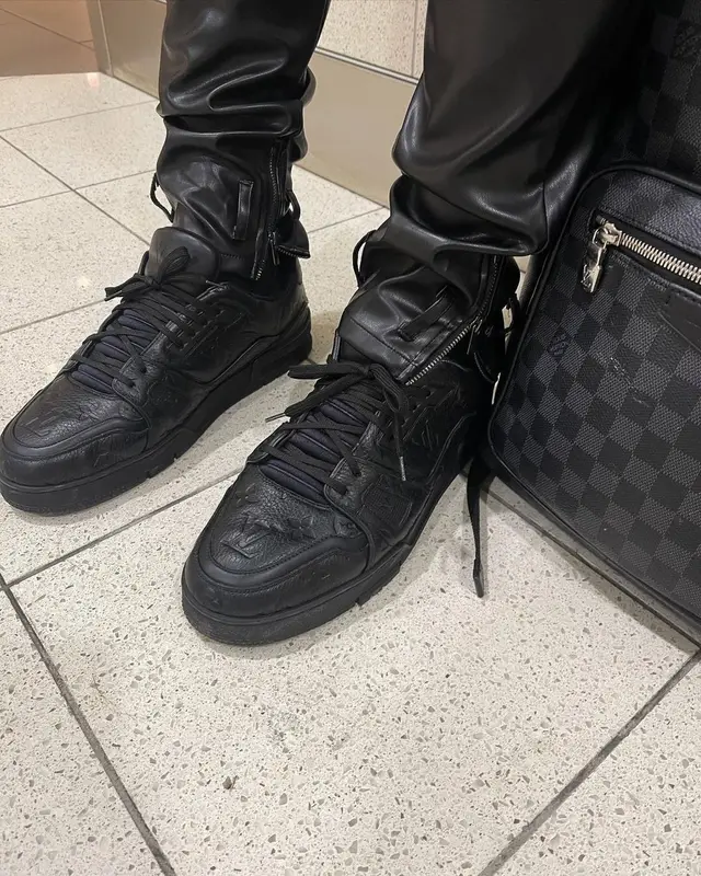 Bankroll Freddie outfit in Louis Vuitton, Guapi, and NBA, 2021