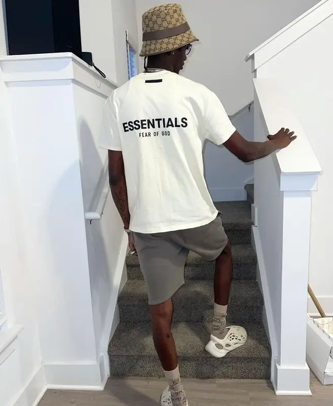 Yung Mal outfit in Fear of God, Yeezy, and Gucci, 2021