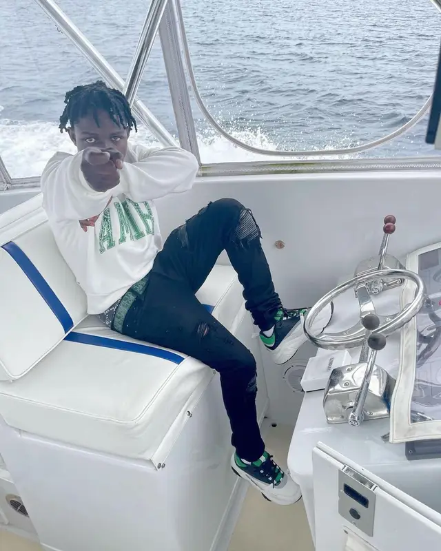 Jackboy outfit in Amiri and Dior, 2021
