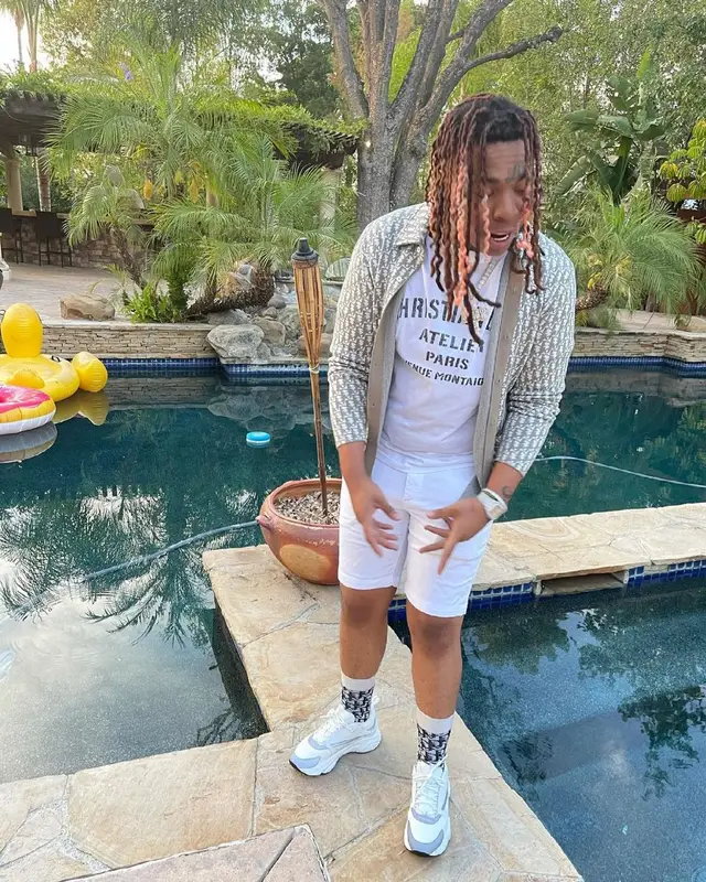 Lil Gotit outfit in Dior, 2021