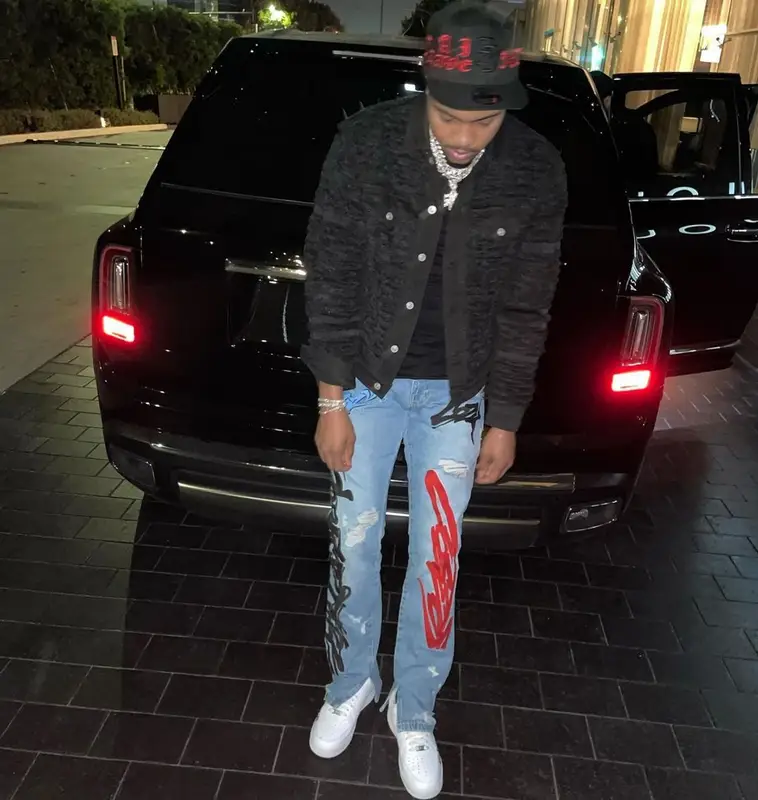 G Herbo outfit in 1017 Alyx 9SM, Cosey X Cosey, and Nike, 2021