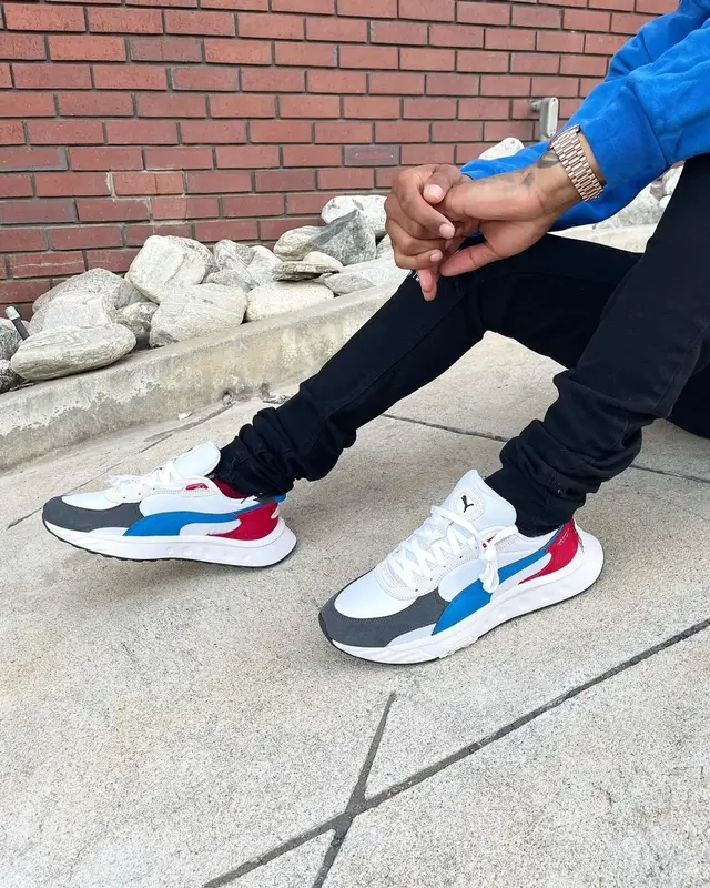 DDG outfit in Balenciaga, Rta, and Puma, 2021