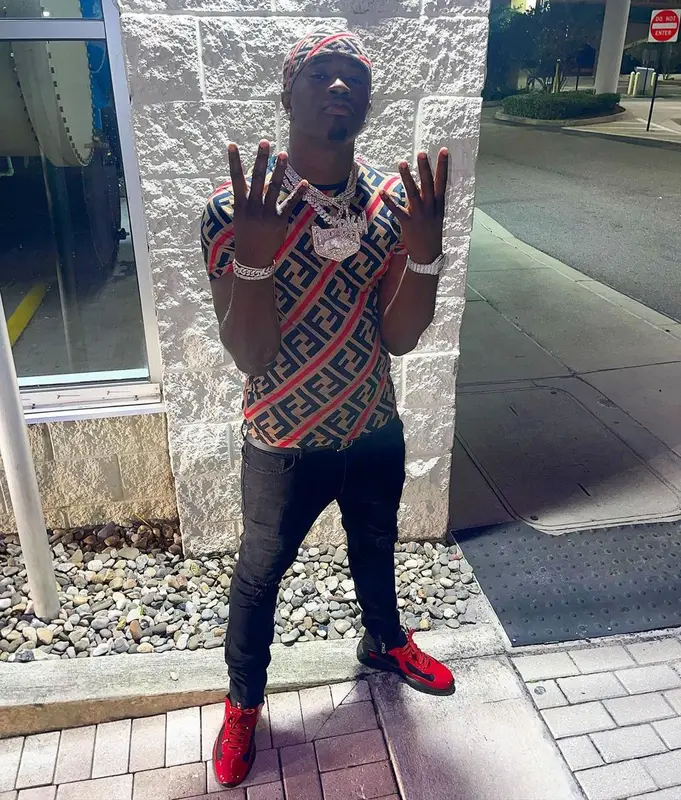 Bankroll Freddie outfit in Fendi, Prada, and Louis Vuitton, 2021