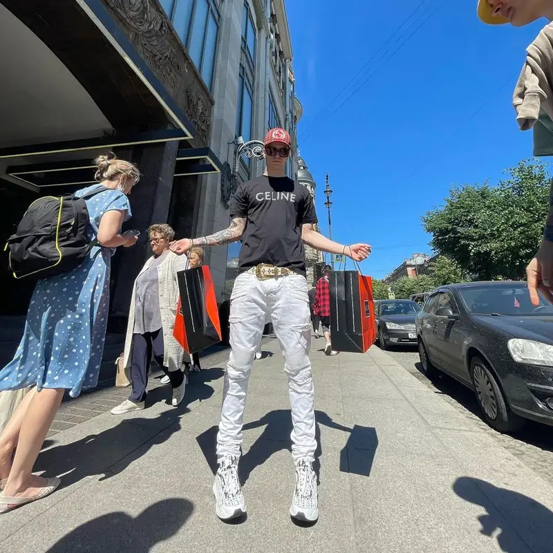 SODA LUV outfit in Celine, Prada, and Gucci, 2021