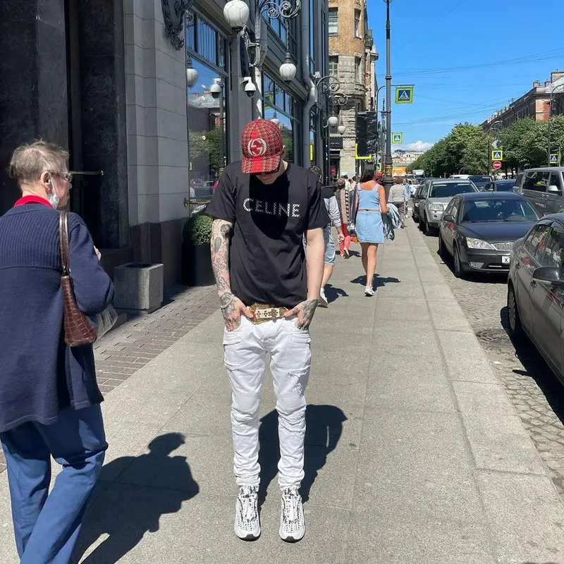SODA LUV outfit in Celine, Prada, and Gucci, 2021