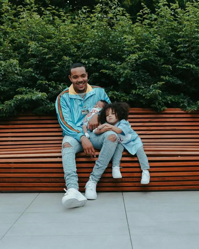 G Herbo outfit in Gucci, Amiri, and Nike, 2021