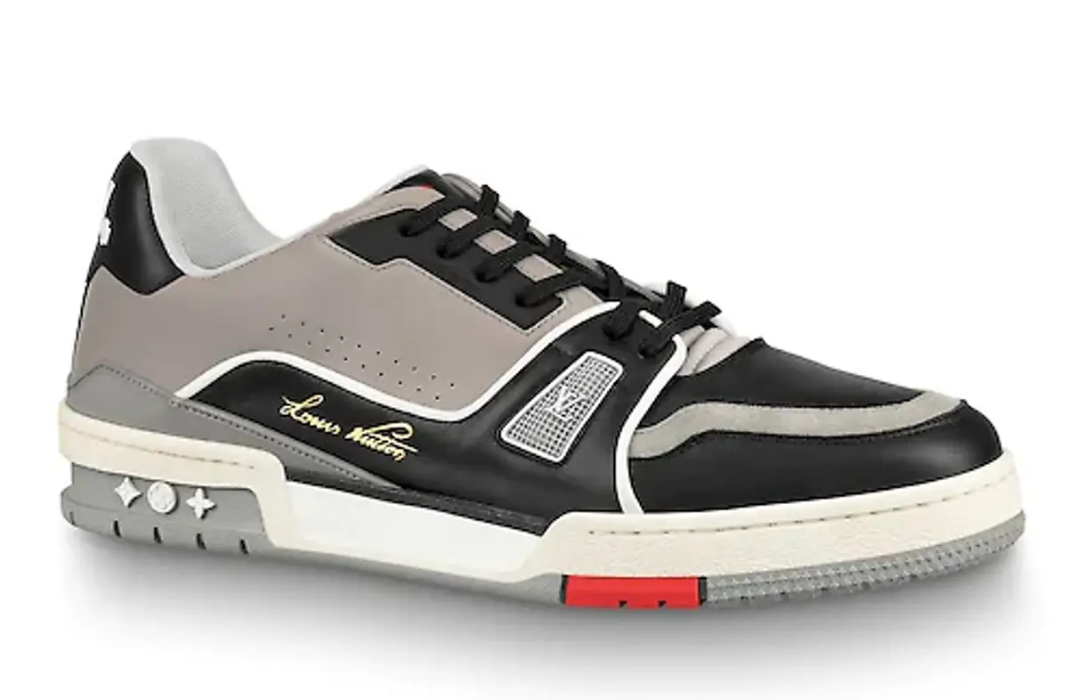 Louis Vuitton Lv Trainer Sneaker Low Black Grey