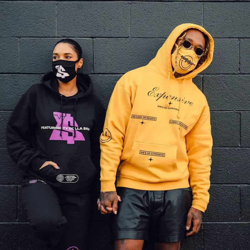 Ty Dolla Sign outfit in Ty Dolla Sign Merch, Rhude, and Thierry Lasry, 2020