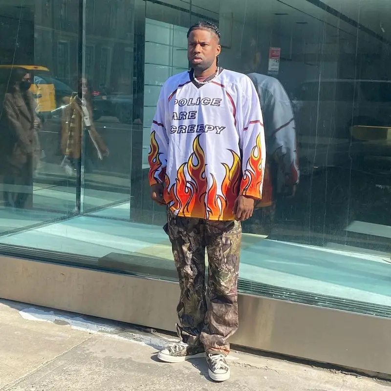 ASAP Twelvyy outfit in Karma Texas, Realtree , and Converse, 2021