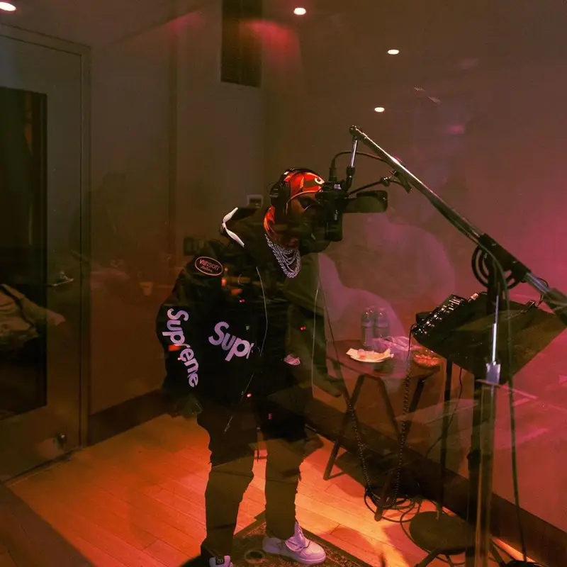 42 Dugg outfit in Dior, Supreme, and Shawn, 2021