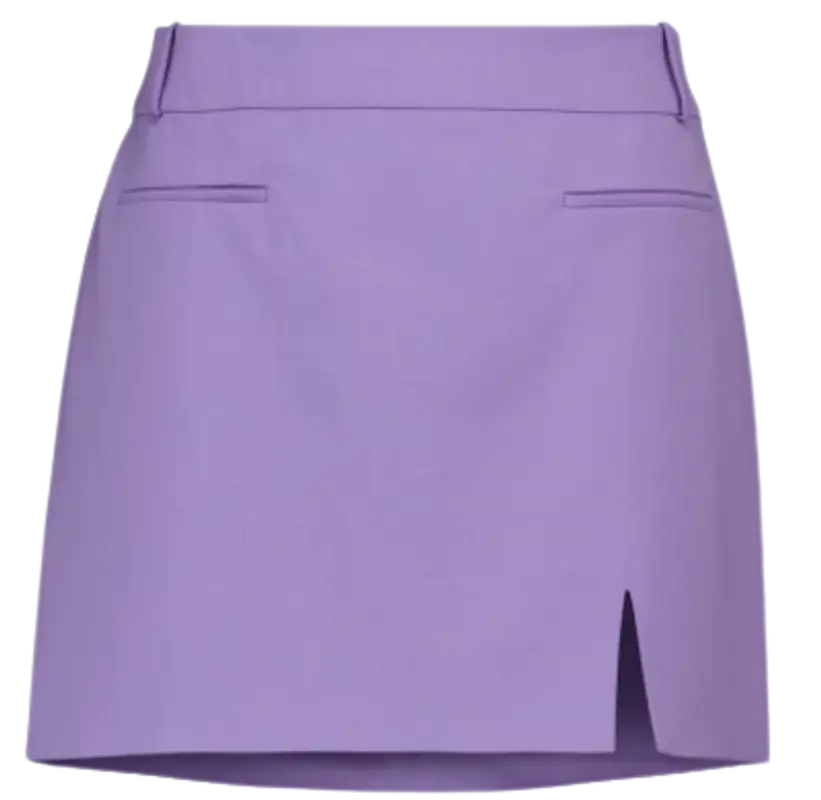 The Attico Purple Slit Detail Tailored Violett Mini Skirt $490