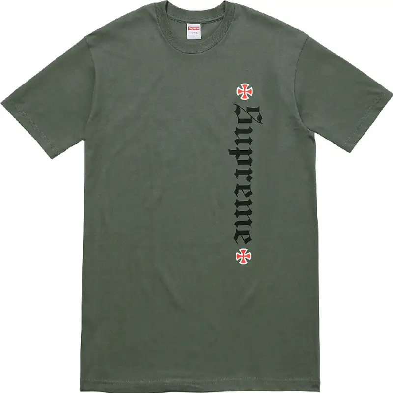 Supreme Old English T-Shirt Olive Green $70