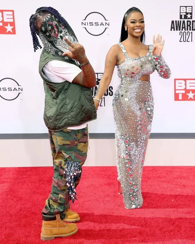 Lil Uzi Vert outfit in Supreme, Timberland, and Takahiro Miyashita, 2021
