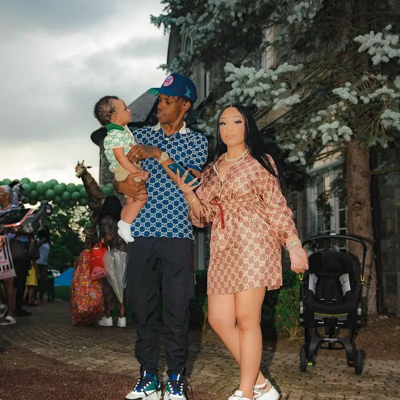 A Boogie Wit Da Hoodie outfit in Gucci, Prada, and Gas NYC, 2021