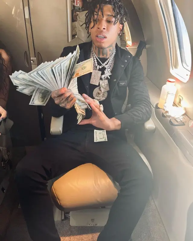NLE Choppa outfit in Dolce & Gabbana, 2021
