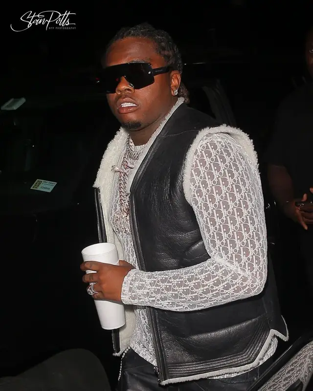 Gunna outfit in Rick Owens and Dior, 2021