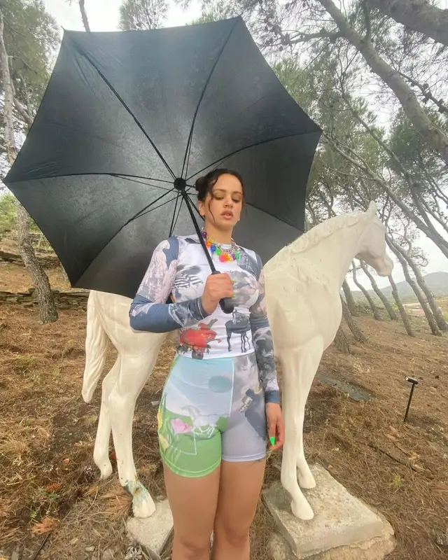 Rosalia outfit in Chopova Lowena and Crocs, 2021