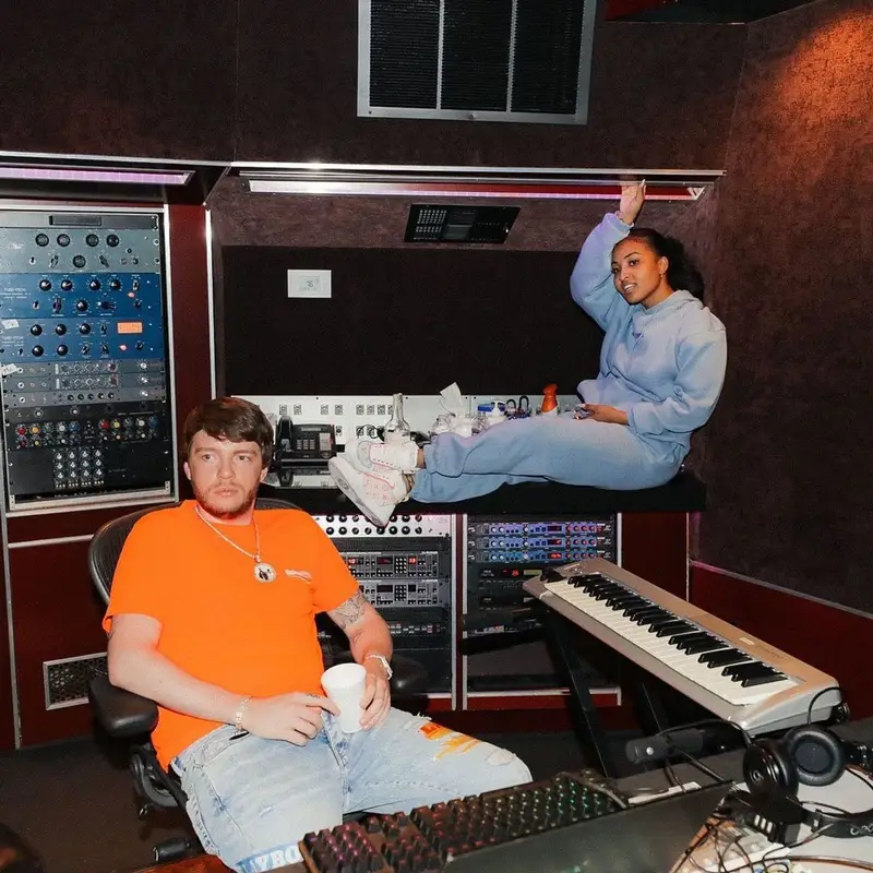 Murda Beatz outfit in Balenciaga, Amiri, and Nike, 2021