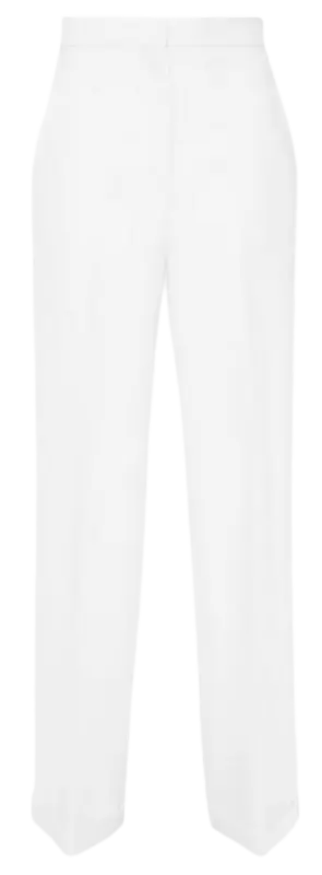 Philosophy Di Lorenzo Serafini Wool And Cotton Blend Crepe Wide Leg Pants $225