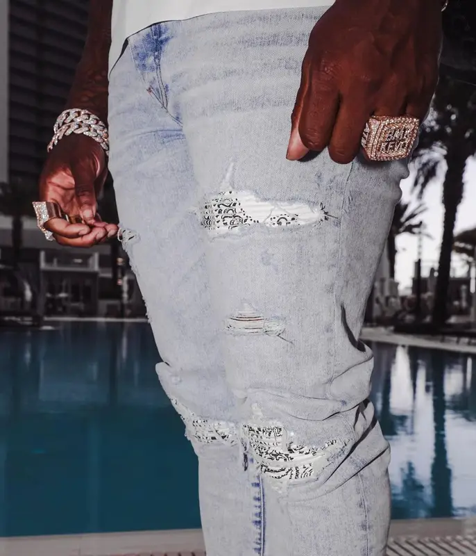 BandMan Kevo outfit in Givenchy, Amiri, and Goyard, 2021