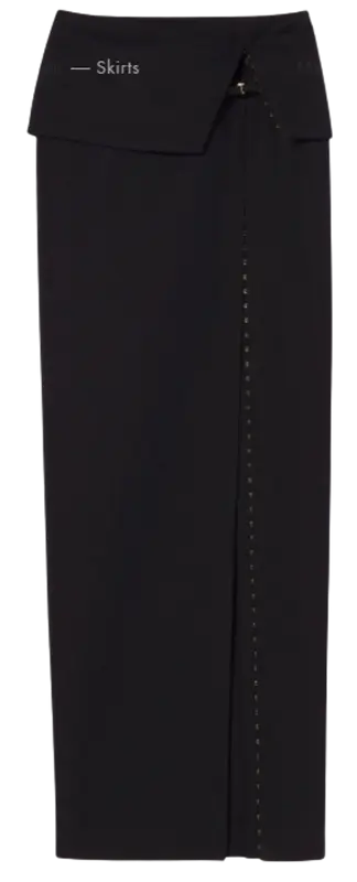 Jacquemus Long Slitted Skirt $640