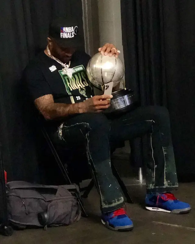 PJ Tucker outfit in Gallery Dept., Jordan, and Milwaukee Bucks, 2021