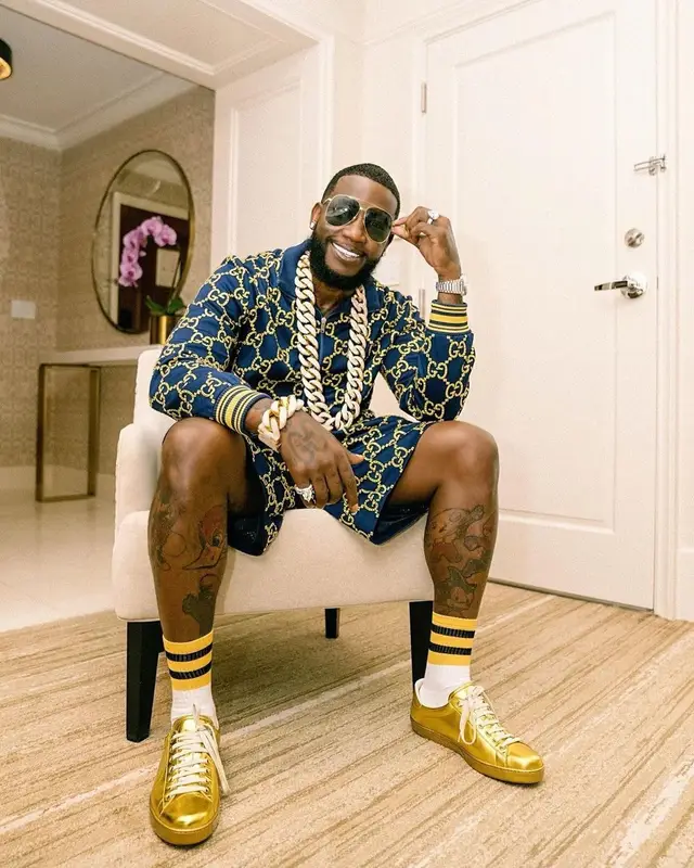 Gucci Mane outfit in Gucci, 2021