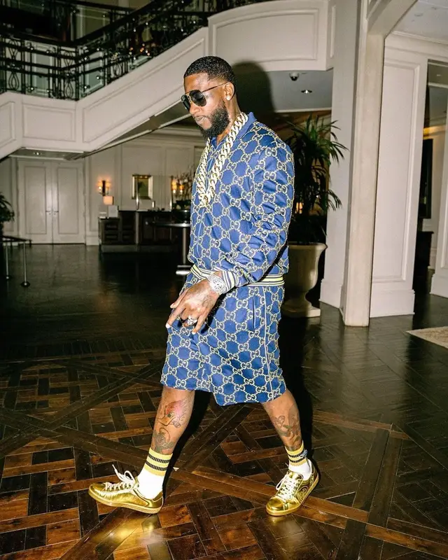 Gucci Mane outfit in Gucci, 2021