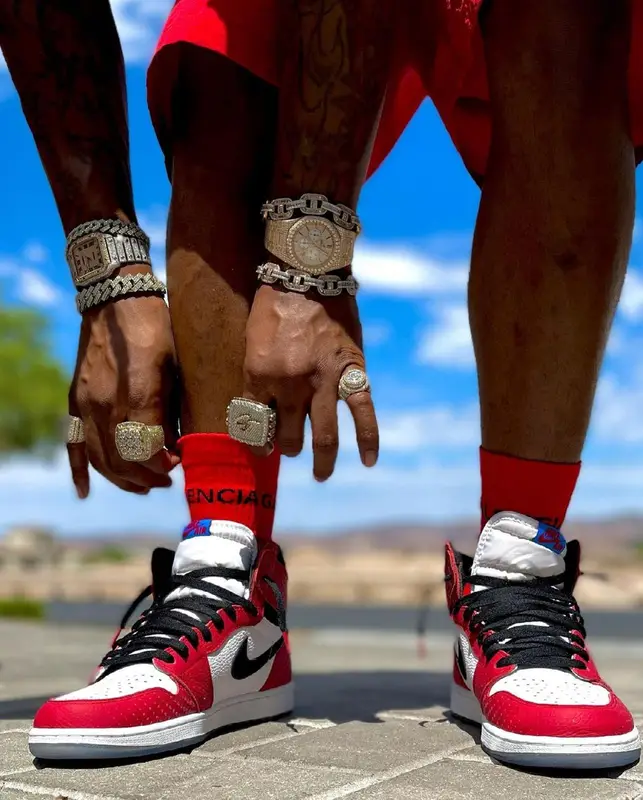 CJ So Cool outfit in OVO, Nike, and Balenciaga, 2021
