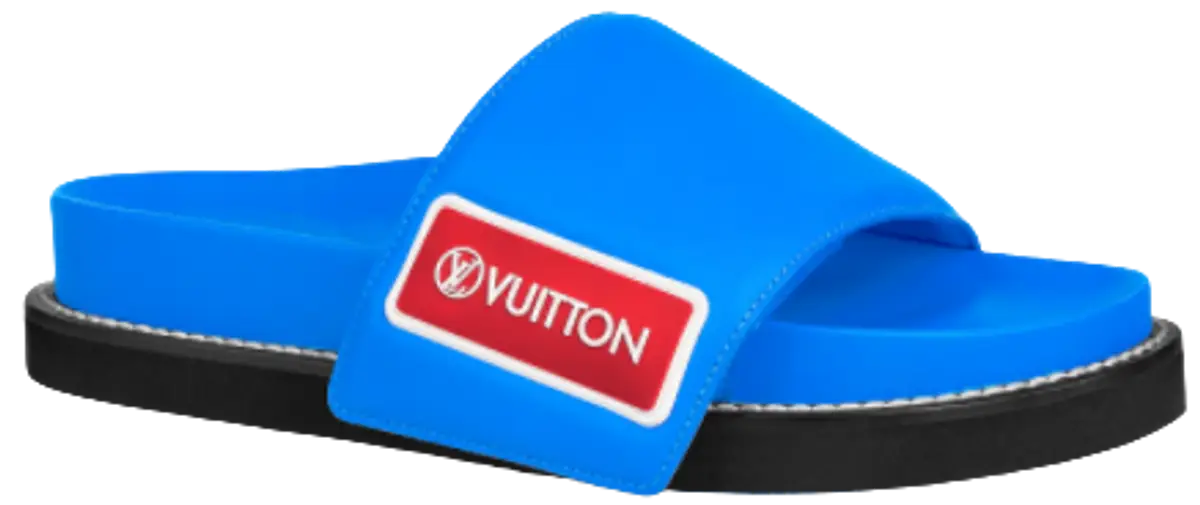 Louis Vuitton LV Sunset Comfort Flat Sandal IVORY. Size 38.0