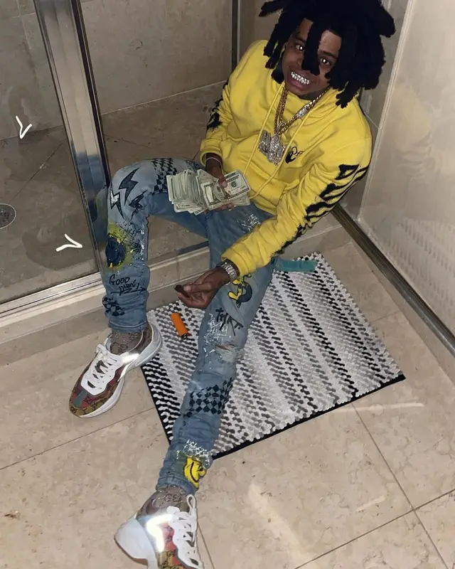 SpotemGottem outfit in Off-White, Thrt Denim, and Gucci, 2020