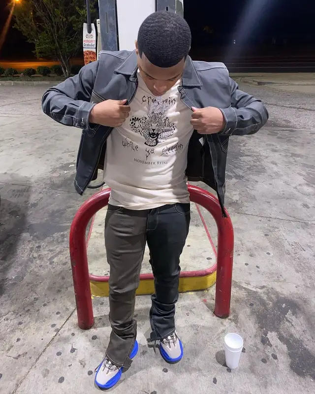 Fast Cash Jizzle outfit in Gentry Garb, November Reine, and Yeezy, 2021